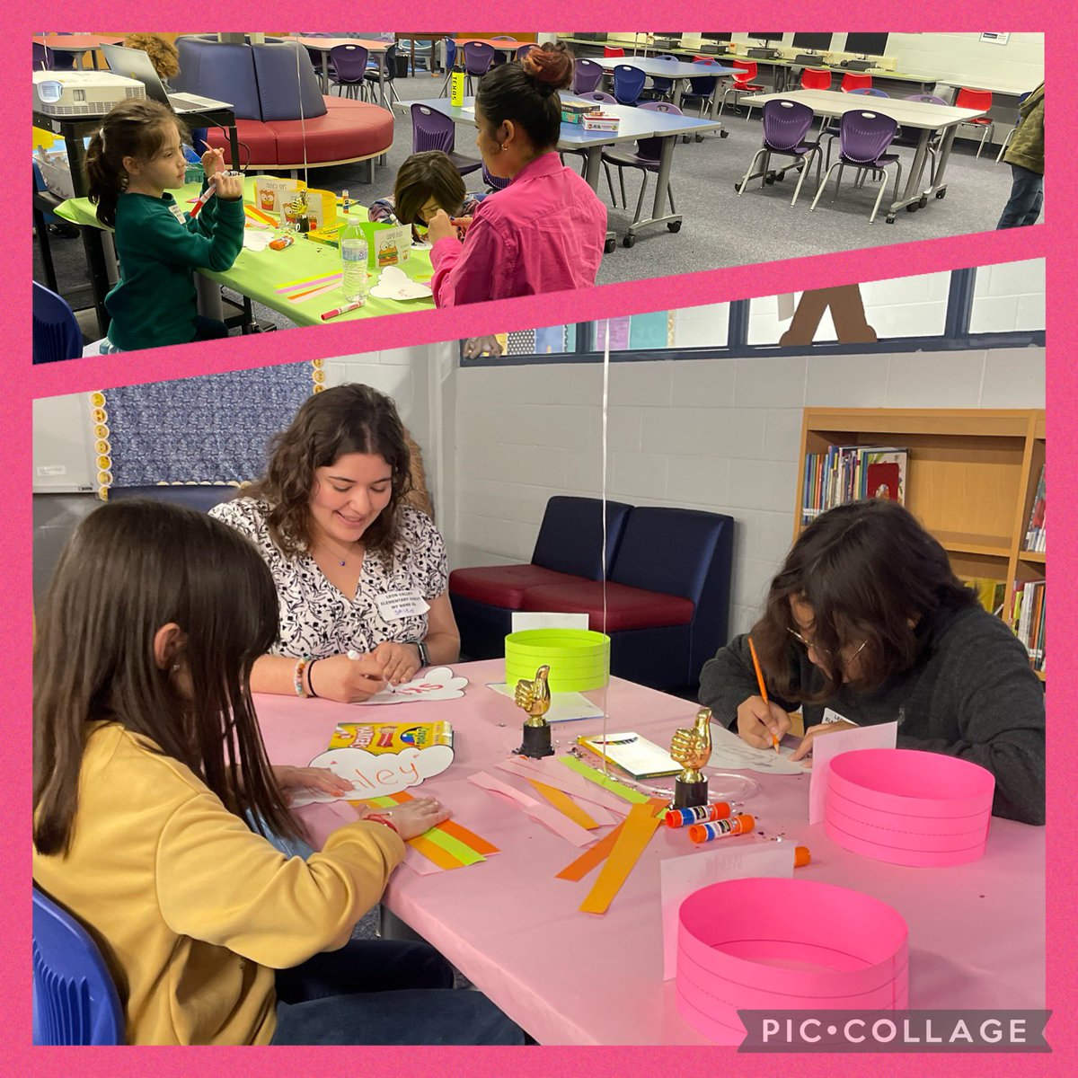 Miguel Torres (@counselormrt) on Twitter photo It was Match Day for our “Lion Legacy”Mentoring Program today! Our 🦁s and <a href="/mzgammas/">Mu Zeta Gammas</a> mentors played a game of headbands to matchup. They also created an “All About Me” rainbow 🌈 cloud ☁️ and had fun conversations over pizza! Till next time! <a href="/NISDLeonValley/">Leon Valley ES</a> <a href="/NISDCounseling/">NISD Counseling</a> <a href="/NISD/">Northside ISD</a> It was Match Day for our “Lion Legacy”Mentoring Program today! Our 🦁s and <a href="/mzgammas/">Mu Zeta Gammas</a> mentors played a game of headbands to matchup. They also created an “All About Me” rainbow 🌈 cloud ☁️ and had fun conversations over pizza! Till next time! <a href="/NISDLeonValley/">Leon Valley ES</a> <a href="/NISDCounseling/">NISD Counseling</a> <a href="/NISD/">Northside ISD</a>
