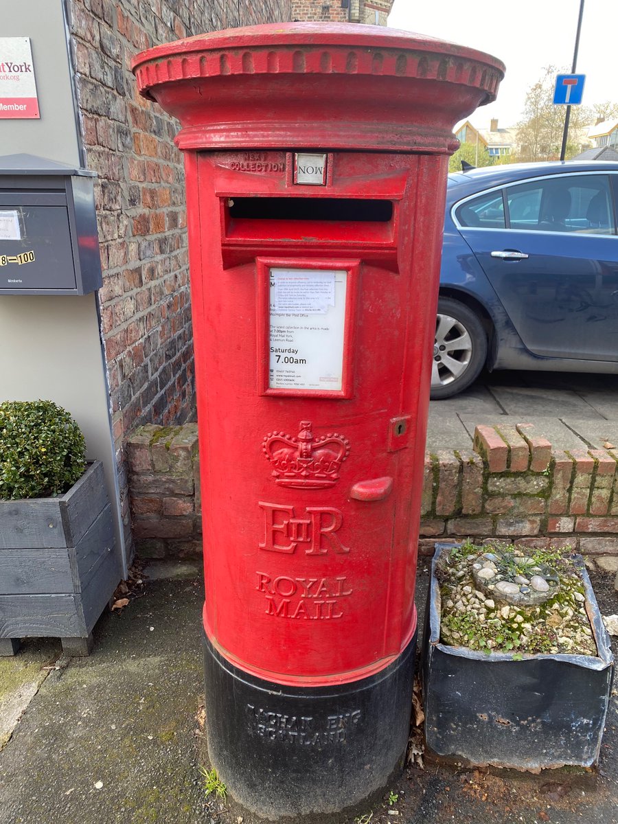 Two E II R #postboxsaturday from a wander round @YorkOpenStudios