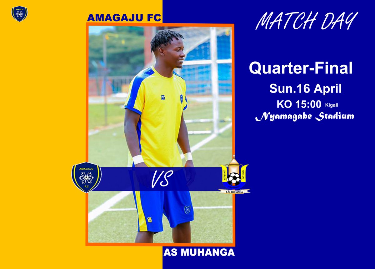 Muze dushyigikire ikipe yacu Amagaju FC .ni ku cyumweru  saa cyenda kuri stade ya Nyagisenyi (Amagaju FC vs Muhanga FC)