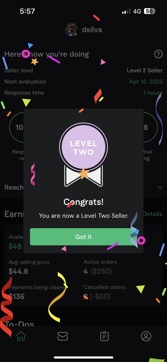 dsilva338's tweet image. Thank you @fiverr for giving me #leveltwo  #HappyDesigning next target is #fiverrTRS