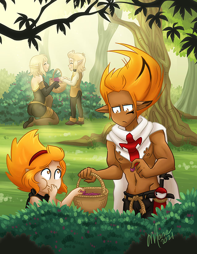ManueCote's tweet photo. #wakfu m'a beaucoup aidé par le passé. J'ai renoué avec le plaisir d'illustrer (et pas juste pour mon travail) et Cela m'a redonné goût à illustrer mon propre univers. Bien que je dessine beaucoup moins de fanarts, je suis fière des illustrations que j'ai pu réaliser! https://t.co/eqnU69oOuI