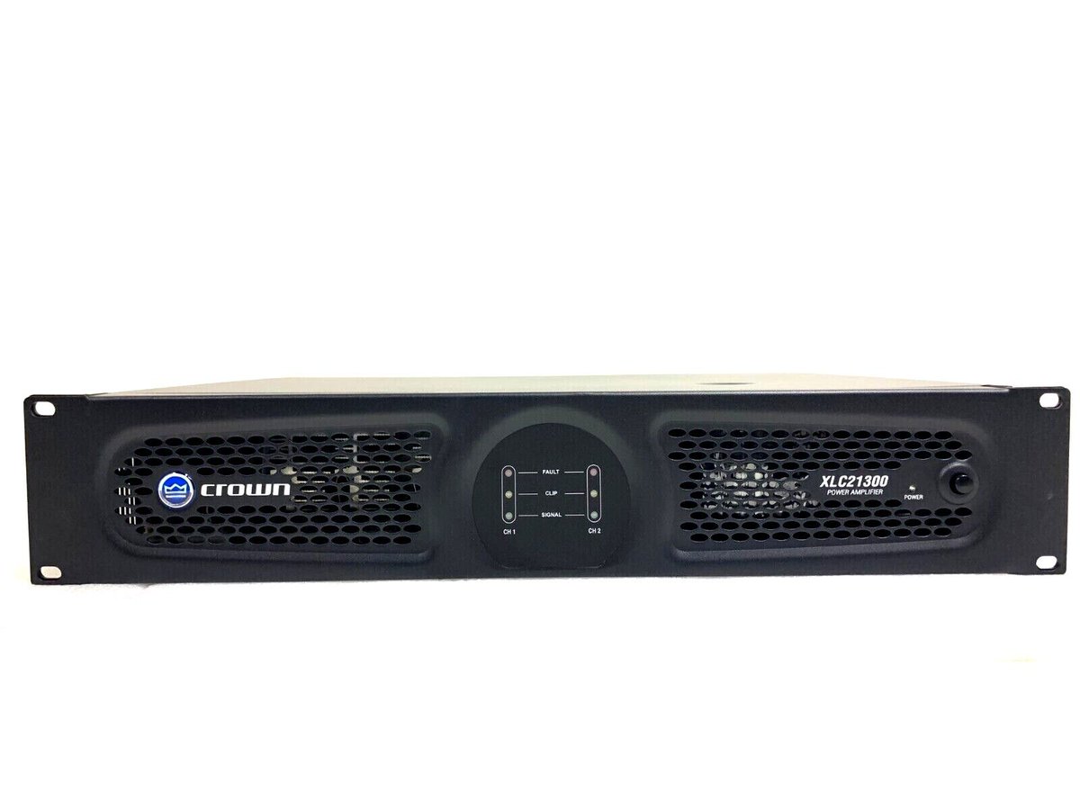 TrueHeartSound's tweet image. Crown XLC21300 2Ch 1300W Power Amp For Pro Cinema Apps #030232 (One $769.00 USD

Please check out our website at trueheartsound.com or give us a call on Whatsapp at 1.917.708.3778 or on our office number at 1.954.616.5622