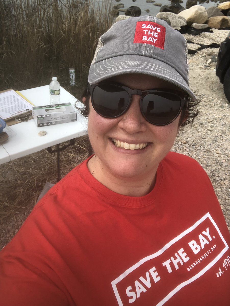 I’m at the Quonnie Breachway in Charlestown this morning with volunteers for a <a href="/SaveTheBayRI/">Save The Bay</a> cleanup! Sign up for others here: volunteer.savebay.org/need/
