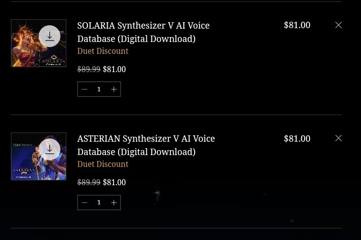 Eclipsed Sounds on X: Alongside all of the excitement at our NAMM booth,  our Duet Discount is back on! Get 10% off when you add more than 1 database  to your cart 