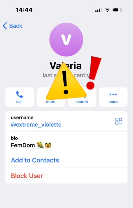 This Telegram does not belong to me. This is someone else. #alert #fansly #telegram #extremeviolette<a href="/tag/telegram"class="tags"><span>#telegram</span></a><a href="/tag/alert"class="tags"><span>#alert</span></a><a href="/tag/fansly"class="tags"><span>#fansly</span></a><a href="/tag/extremeviolette"class="tags"><span>#extremeviolette</span></a><a href="/tag/fa"class="tags"><span>#fa</span></a>