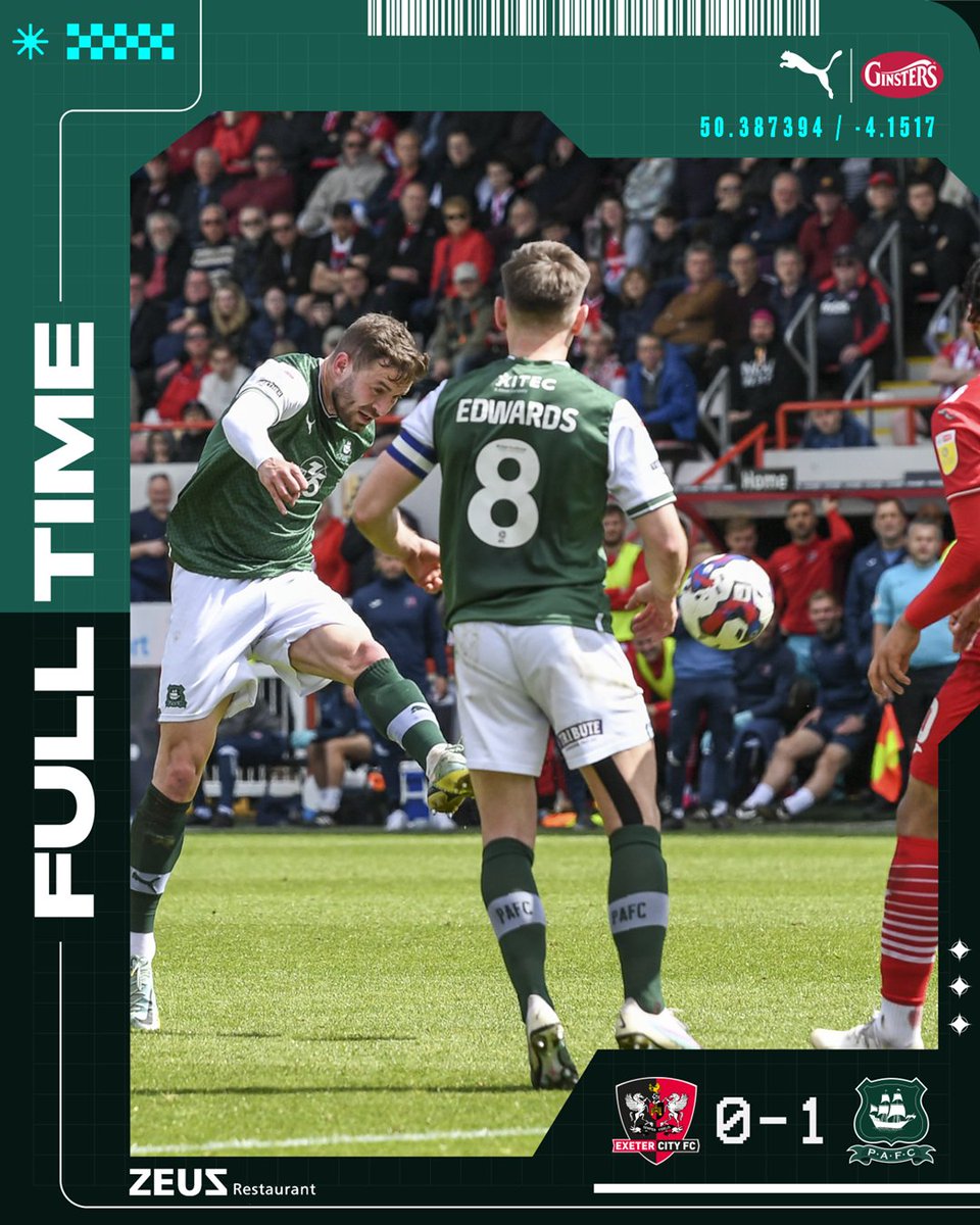 Argyle's tweet photo. ⏰ Full-time at St James Park.

#pafc | In partnership with @ZeusPlymouth https://t.co/YishCZZVDB