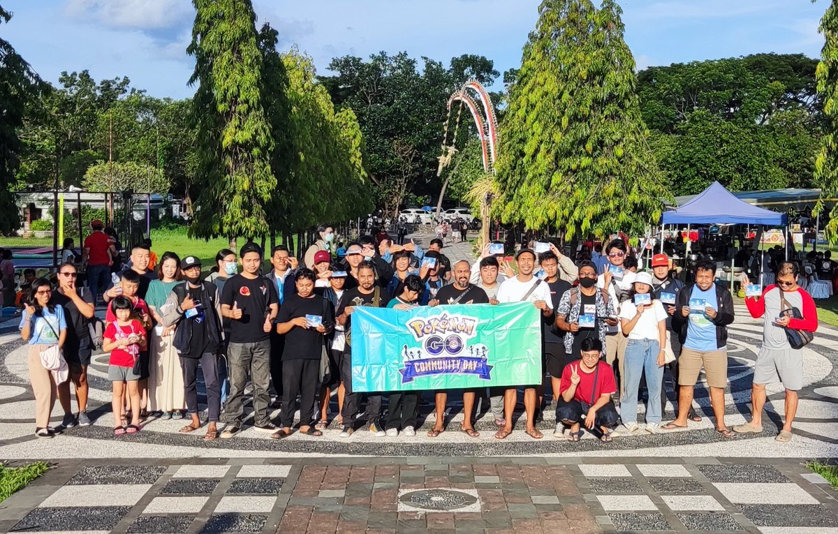DewataMonmon's tweet photo. Community day (comday) Togetic Denpasar Bali ππππππ
Terimakasih trainer bali yang sudah meramaikan comday kali ini ππ
Sampai jumpa comday selanjutnya
@PoGo_Indonesia
#pokemonGOCommunityDay
#comunityday2023
#comunitypokemongo
#comdaytogetic
#pogoindonesia
#pogobali https://t.co/EV9HO1QJ9O