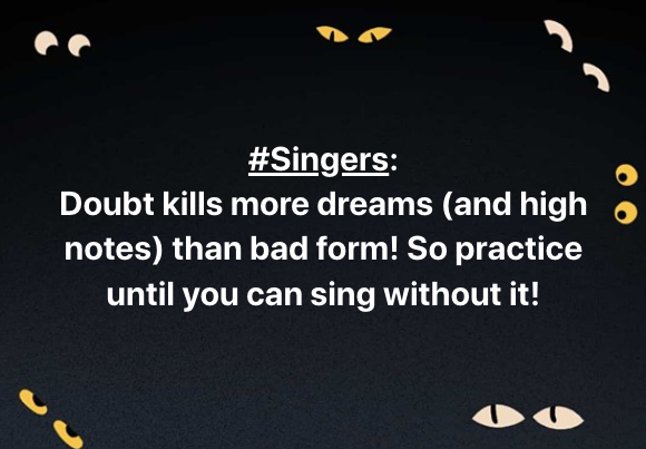 BaxterOnSinging's tweet photo. #Singers #Singing #SingingMindset #SingingTechnique #VoiceLessons #SingingLessons https://t.co/NCFHax6Jr0