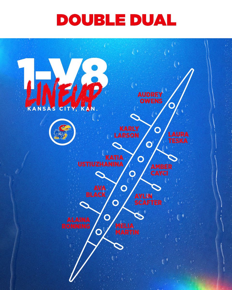 Kansas Rowing on Twitter "𝘿𝙊𝙐𝘽𝙇𝙀 𝘿𝙐𝘼𝙇 𝙇𝙄𝙉𝙀𝙐𝙋𝙎 Part One 📍Kansas City