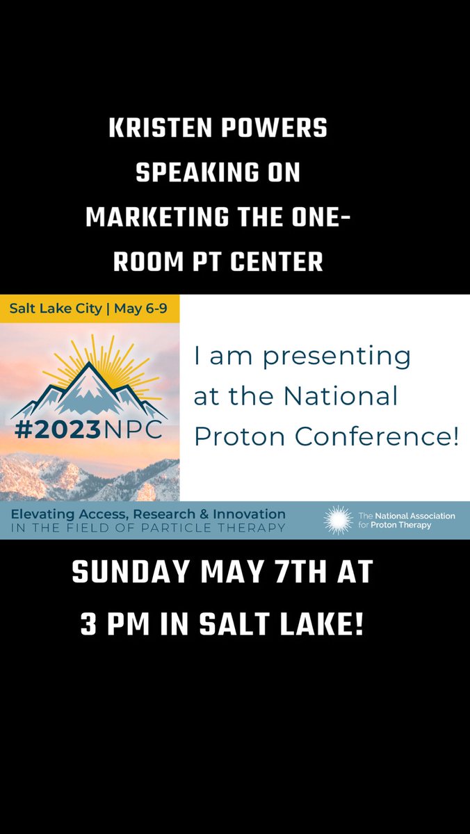 We hope to see you all at #2023NPC next month! #protontherapy