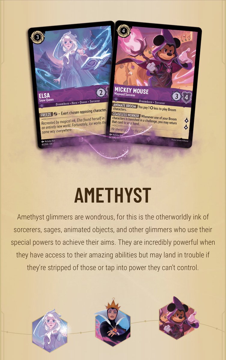 YouMadeMeInkPod's tweet photo. So many new things to take in over the last few days. The @DisneyLorcana site has been updated with new information. Including an in depth look at the inks. Which one are you most excited for? It’s obviously Amethyst for me.

#Lorcana 

https://t.co/0dSiW0WtuK https://t.co/fdijNWyQBN