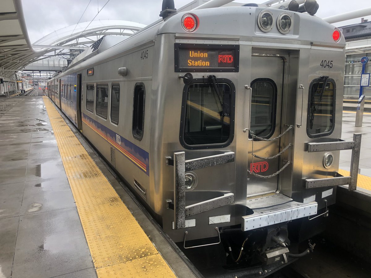 GreatDenTransit's tweet photo. Yesterday, four of our wanted #RTDCommuterRailHunt cars were found.
Have you seen the remaining cars (running in married pairs) out in the wild?
4007-4008
4043-4044
If so, please let us know by filling in a report!
https://t.co/krw055Oy8p https://t.co/Sg7Dfm9ToL