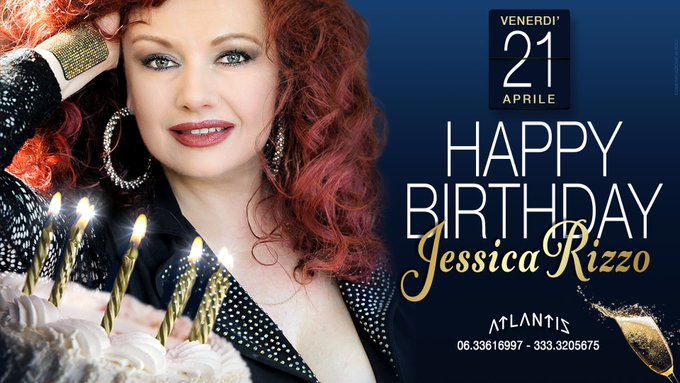 Carissimi, venerd&igrave; 21 aprile festegger&ograve; il mio compleanno al Mondo di Atlantis, vi aspetto!! 🥳  Per informazioni<a href="/tag/compleanno"class="tags"><span>#compleanno</span></a><a href="/tag/jessicarizzo"class="tags"><span>#jessicarizzo</span></a>