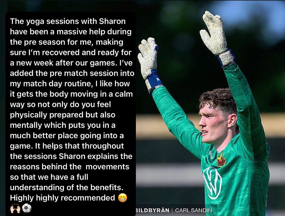 Andrew Mills, Goalkeeper at Östersunds FK, About the <a href="/FootballYoga_/">Football Yoga</a> Injury Prevention &amp; Recovery Program ⚽️🧘🏻‍♂️🙌
