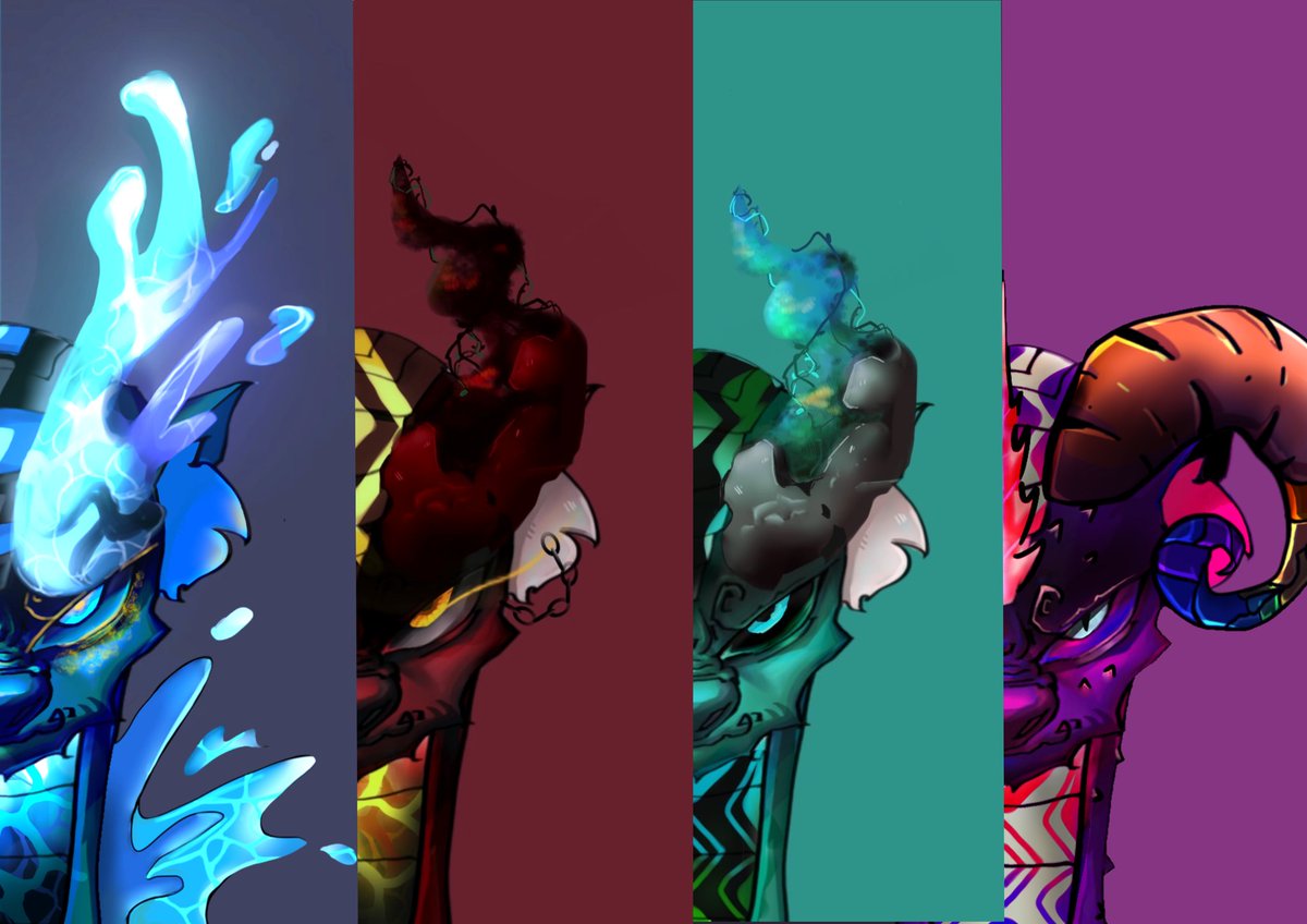 DDrongy's tweet photo. #DDrongy project nft that sold on paras. 
Let's meet the 4 dragons!🐲

⭐ 4 characters 
🌟 4 elements 
☀️ 4 tribes

Awaken your passion!
You can meet dragons here.
https://t.co/rJCouQqWdW

#NFT #nftcollector #NFTartwork #NFTs #NFTCommunity #NFTthailand #NFTshill #NFTsForSale #FYP https://t.co/XWNlf0vEIW