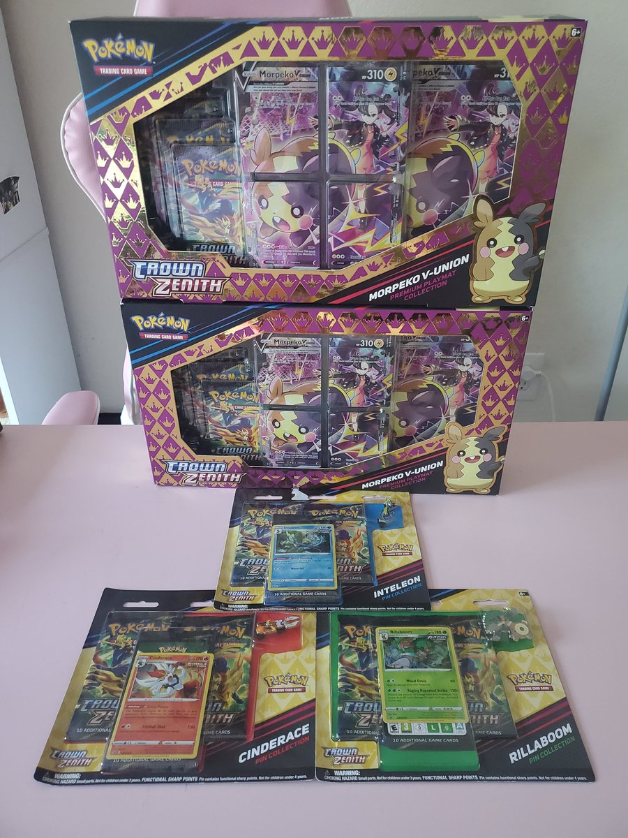 Kemono_Luci's tweet photo. Yesterday's haul

#pokemontcg #crownzenith #morpeko #marnie #inteleon #cinderace #rillaboom https://t.co/PeKnrqUIFa
