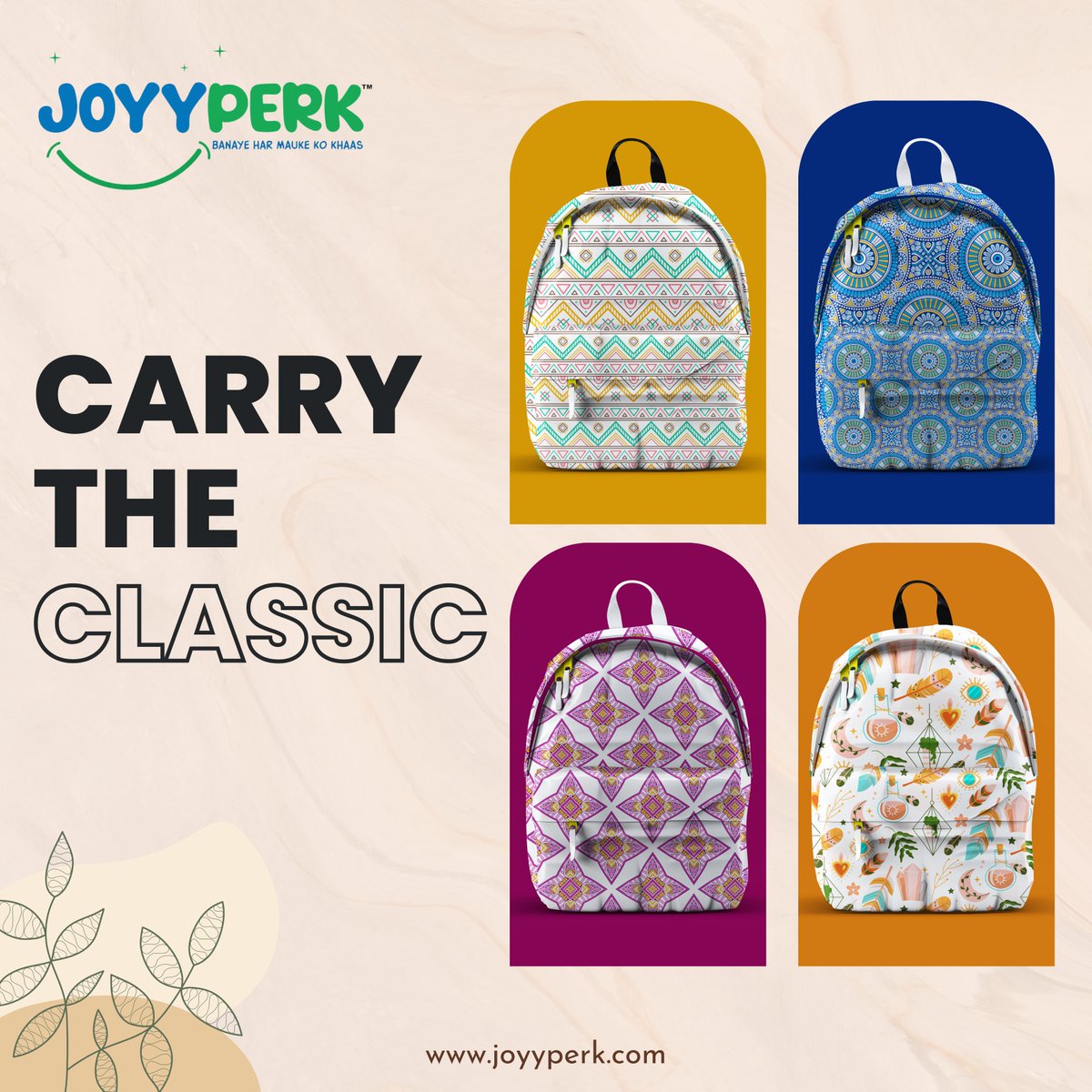 Ready for any adventure with our trusty backpacks by our side.

These trendy and stylish joyyperk bags are a complete fashion statement.

Carry your backpack and start your adventure.

#PackAndGo #AdventureAwaits #joyyperk #bagpacks #trendy #fashionablebags #bagpacksforsale