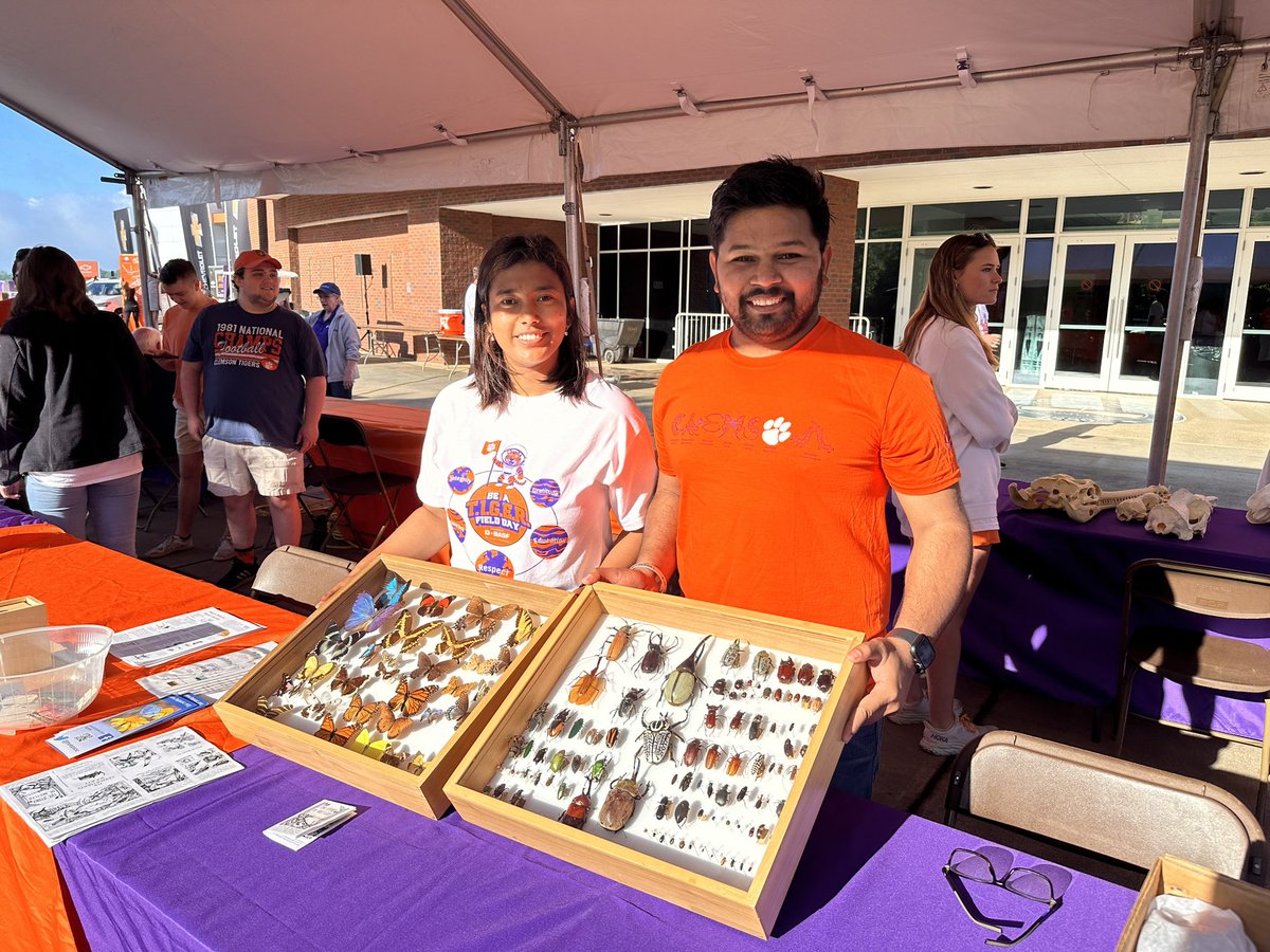 Mandeep Tayal, Ph.D. (@tayal_mandeep) on Twitter photo Clemson Entomology Club @ Be a T.I.G.E.R Field day <a href="/ClemsonUniv/">Clemson University</a> LittleJohn Coliseum #Entomology #outreach <a href="/ClemsonCAFLS/">Clemson CAFLS</a> <a href="/ClemsonPesgsa/">Clemson University PESGSA</a> Clemson Entomology Club @ Be a T.I.G.E.R Field day <a href="/ClemsonUniv/">Clemson University</a> LittleJohn Coliseum #Entomology #outreach <a href="/ClemsonCAFLS/">Clemson CAFLS</a> <a href="/ClemsonPesgsa/">Clemson University PESGSA</a>