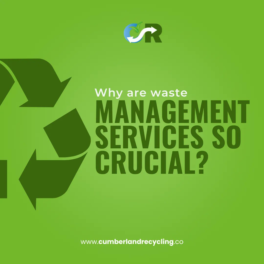 Waste management services are essential for helping to keep our environment clean, cities healthy, and air breathable. 

#CumberlandRecycling #WasteManagement #Accountability #BusinessRecycling   #RecyclingPrograms #EfficientRecycling #ResponsibleRecycling #WasteCollection