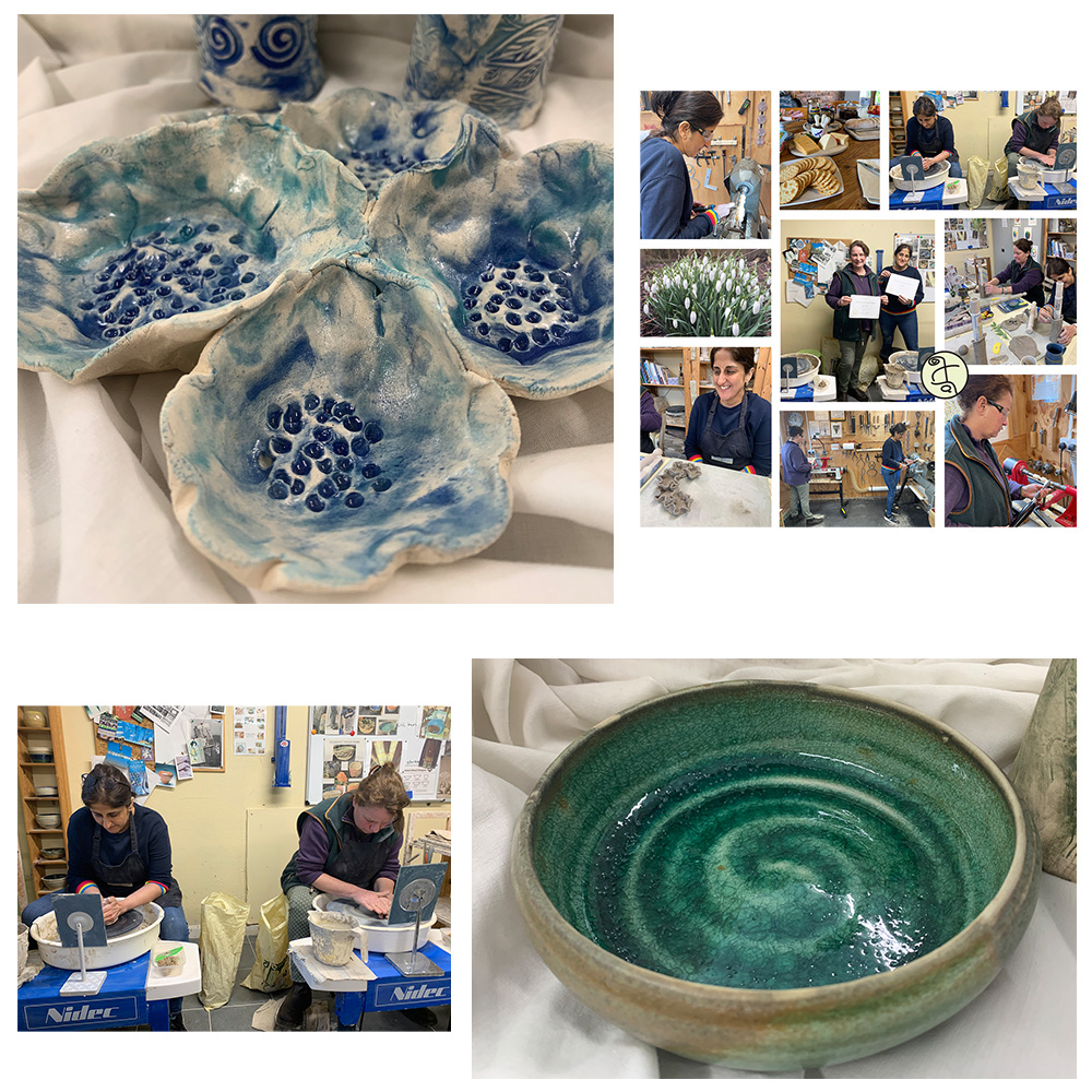 blended_monkey's tweet photo. Kim & Jass enjoyed their "2 Crafts in 1 Day" experience here @blended_monkey ๐ต
Look at their fab piecesโฃ๏ธ
๐1/2 or full-day
๐Gift vouchers
๐ก Accommodation
#potterycambs #potterynorfolk #learntothrow #lovepottery #learnpottery #throwclay #potteryworkshop #localcrafts https://t.co/verVbxEX8L
