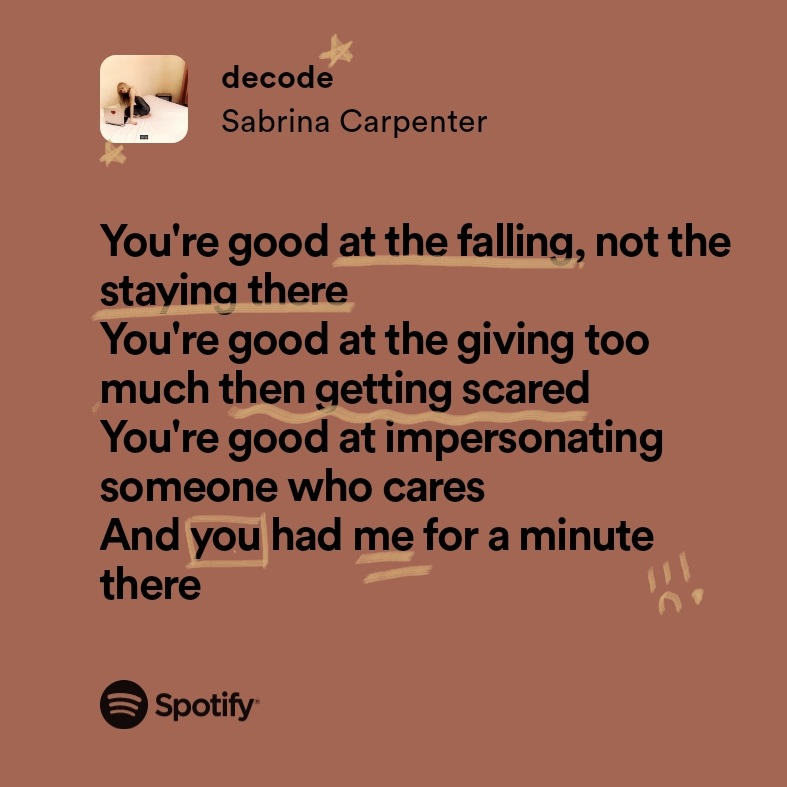 decode by sabrina carpenter