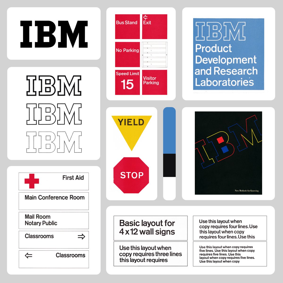 LogoArchive's tweet photo. IBM Brand System by Paul Rand, 1956, USA.

Discover more American logos at https://t.co/2OFIoglbzt

#logos #branding #logodesign #designhistory #graphicdesign #designinspiration #designtwitter https://t.co/dNzpKMYCte
