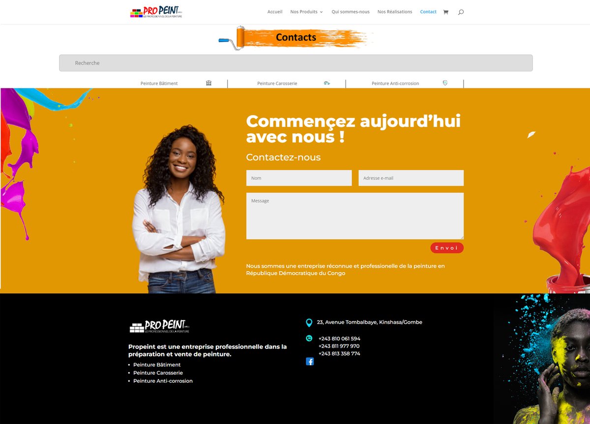 yvon_flour's tweet image. ça fait toujours plaisir de finir avec un projet.
#refonte du #website propeint.com
#Wordpress