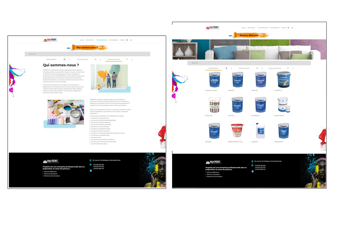 yvon_flour's tweet image. ça fait toujours plaisir de finir avec un projet.
#refonte du #website propeint.com
#Wordpress