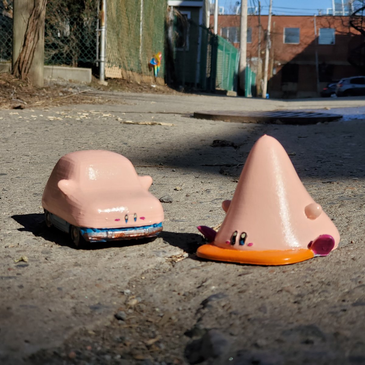 MGP3DP's tweet photo. When the sun comes back, the birds start singing, and the potholes seem come out of hibernation! 🌸🌞🚗
Here's to celebrate the potholes and orange cones season!
#spring #sunshine #potholes #3Dprinting #Thingiverse #Creality3D #kirby #pink #nintendo #gaming #Montrea #ender3 #3d https://t.co/I5k0wRdOlJ