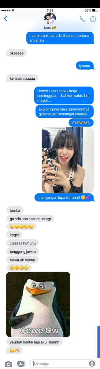 duchessnut's tweet photo. Mario dan gebrakan dadakan dari ceweknya!
#emerint one tweet au; from kkn universe! https://t.co/8LaEgCKAwI