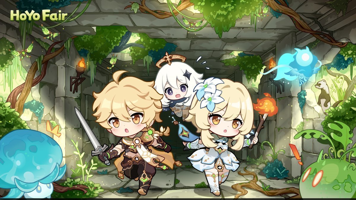 GenshinUpdate's tweet photo. HoYoFair 2023 Spring: Genshin Impact Fan Art Program "Spring Wonderland" starting 🥳
YouTube:https://t.co/lm29ZtkYX9
Twitch: https://t.co/nB21VsbVn5  
TikTok:@hoyofair @HoYoLAB_Mimo 
#Genshinlmpact #HoYoFair2023 #原神 #원신 https://t.co/Fbh0VUg9KX