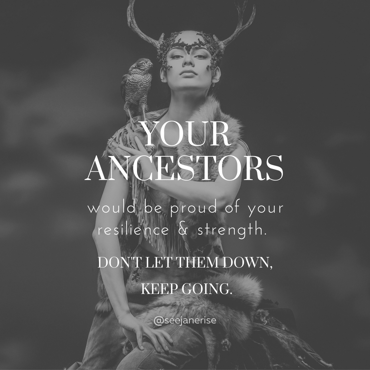 SeeJaneRise's tweet image. When you persevere, every women who came before you cheers. They&apos;re proud of how resilient &amp;amp; strong you are. Don&apos;t let them down now.
Just Keep Going. 
#wildwoman #reslientwomen #doitforyourancestors #justkeepgoing #motivationalquotes #inspirationalquotes
seejanerise.com