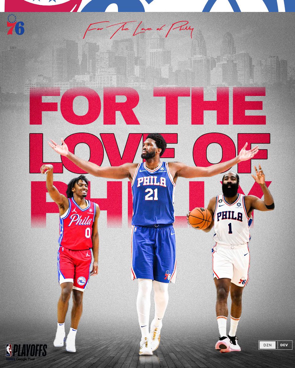 FOR THE LOVE OF PHILLY💙❤️ Sixers championship run starts today! #NBA #Sixers #ForTheLoveOfPhilly