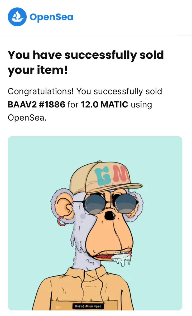 Thank you <a href="/MATTRICKBEATS/">MATTRICK</a> 🦋❤️🦋
Welcome to BAAV2 fam.
🤩
<a href="/BoredAlienApes/">Bored Alien Apes</a> <a href="/StielHugh/">HughStiel/RoyalFrenchmenHotel Bar Gallery & Events</a> <a href="/opensea/">OpenSea</a> #NFT #NFTs #NFTCommunity <a href="/Mianorah1/">Nora 🪞</a>