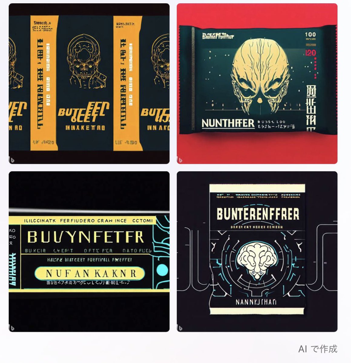 Neuromancer (Hayakawa Bunko SF)
Butter Coffee Package Design