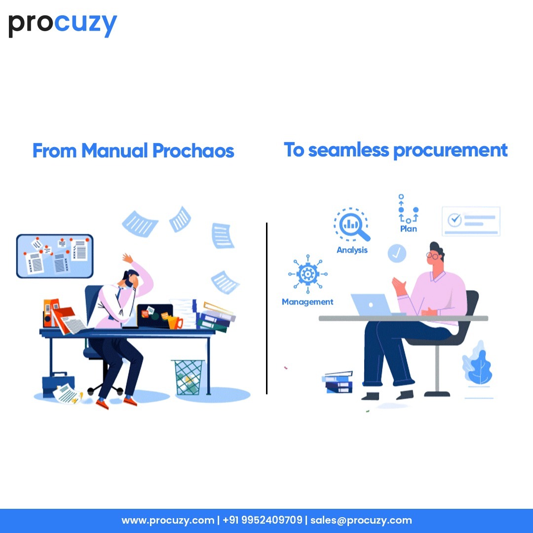 procuzy's tweet photo. Struggling with manual procurement tasks? 

Transform your process from chaos to seamless efficiency!

#procuzy #procurement #supplychainmanagement #eprocurement #inventorymanagement #distribution #suppliermanagement #valuechain https://t.co/XWIDGq25Vk
