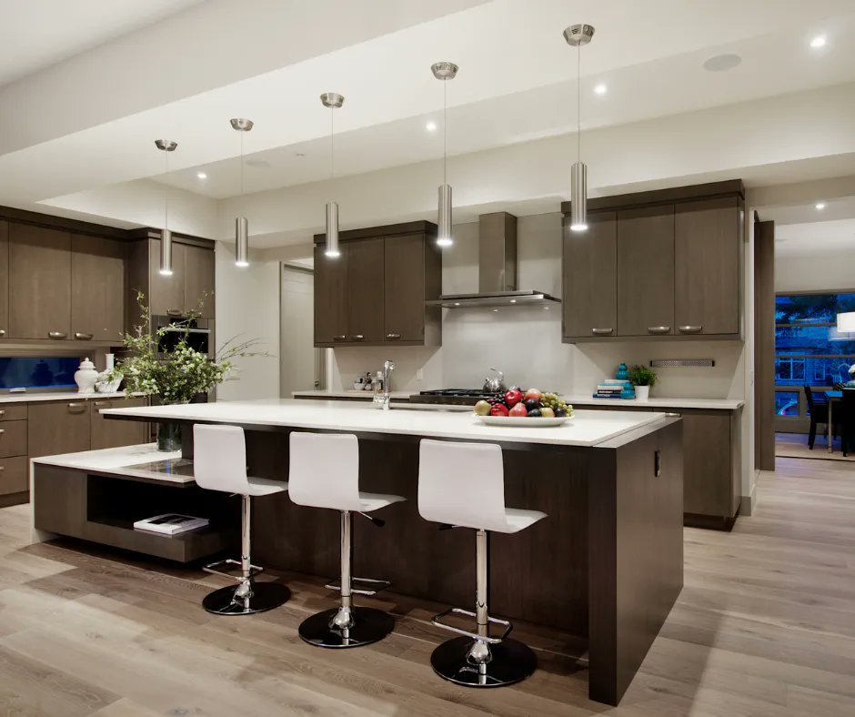 Kitchen inspiration - clean lines, fresh &amp; lots of space.

Design Build: @capstonehomesyyc
Architecture: #capstonehomesyyc
Photo Credit: @sujataphoto_architecture

#customhomebuilder #architecture #yyc #dreamkitchen #familyentertaining #designbuild #calgarycustomhomes