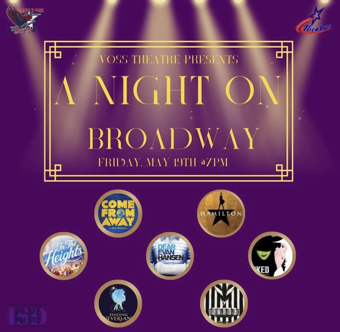 VossMiddle's tweet photo. Check out all of the Voss Theatre performances coming up in the month of April! See all graphics for dates, times and ticket info! https://t.co/cIWHpDa9nK