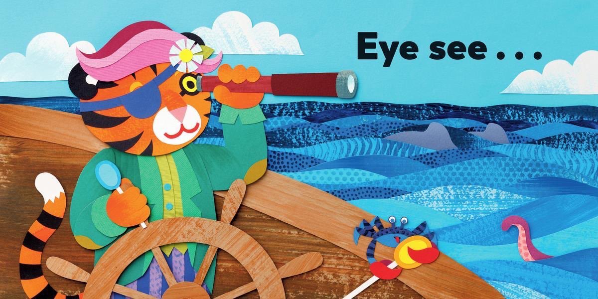sutherlandsuz's tweet photo. I, SEA is out today from @owlkids, illustrated by amazing artist Ashley Barron. If you’ve been searching for a tiger-pirate story for your little ones, all about wordplay and the power of imagination, have I got news for you! 🌊🐯
https://t.co/2enls1p1oz https://t.co/OFff7JpZ0I