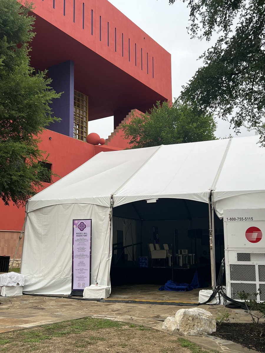 The #sabookfest is finally here! Help us kick-off our stacked day of literary sessions and meet us at 9:30AM at the Russell Hill Rogers tent for our opening ceremony. See you soon San Antonio!