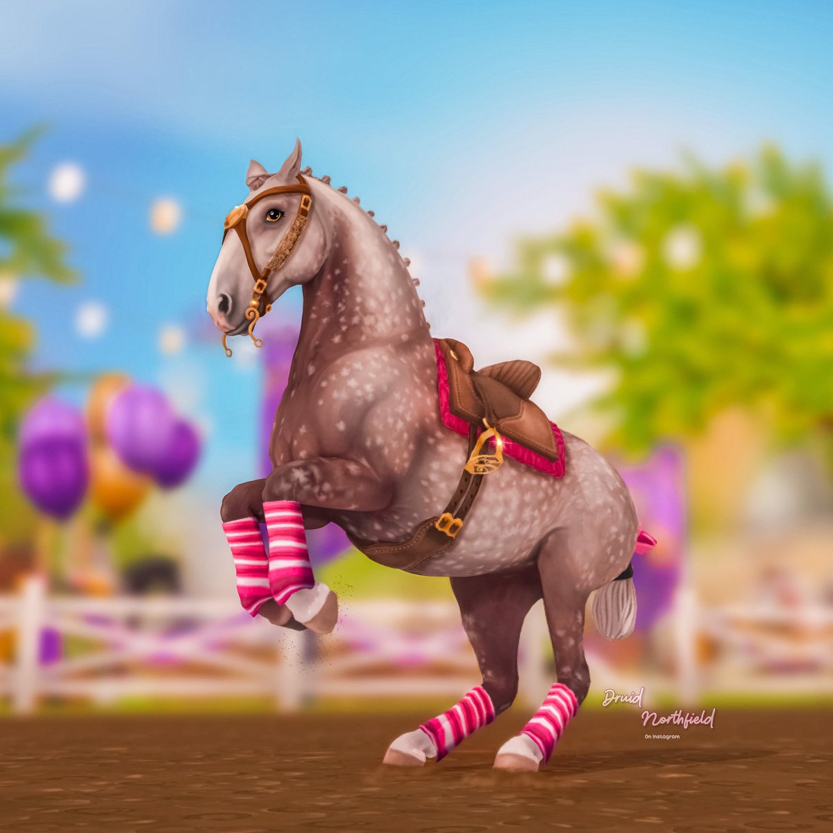 HaleyNorthfield's tweet photo. OMG! I am Loving these Lipizzaners! 🌸🤩 the gaits are amazing…imagine a Buckskin one Ingame! 🫢 #sso #lipilife 
@StarStable https://t.co/LTzDtbty6g