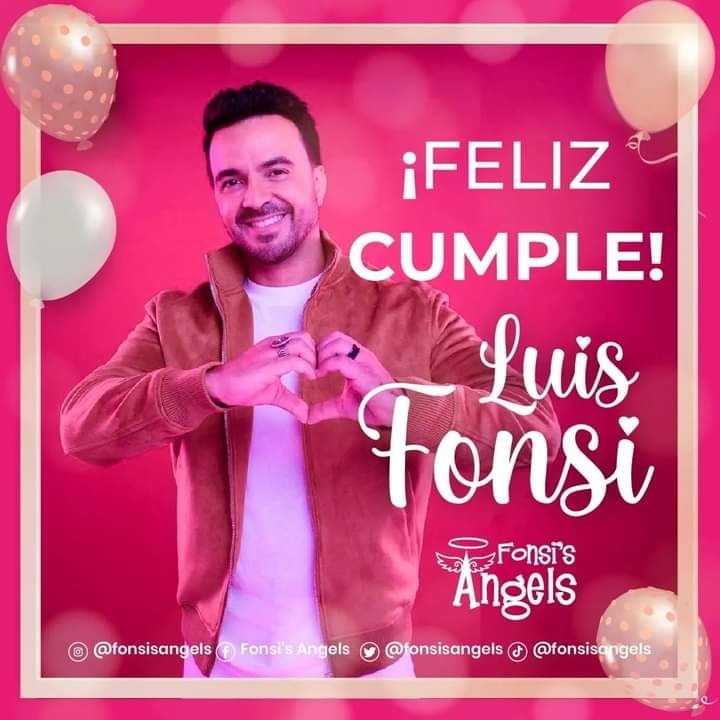 Feliz cumple amado <a href="/LuisFonsi/">Luis Fonsi</a> 🥳🥳
Es un honor para nosotras festejarte un año mas de vida, un año mas de musica!!! Te Amamos 💖💖
<a href="/Fonsisangels/">Fonsi's Angels Arg</a>