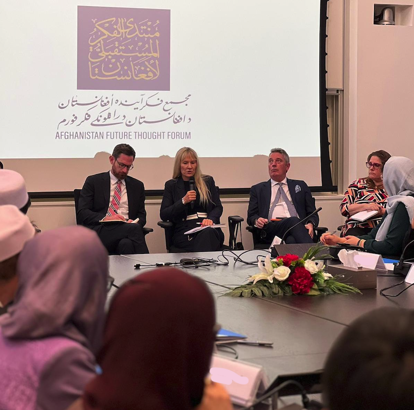 Sultan Barakat | سلطان بركات (@barakat_sultan) on Twitter photo The 6th session of the Afghanistan Future Thought Forum (AFTF), chaired by <a href="/FatimaGailani/">Fatima Gailani</a>, concluded on April 12 with an open dialogue with representatives from USA, UK, Norway, Germany, Finland, Netherlands, Canada, Türkiye, Tajikistan, India, Spain, Sweden, Pakistan & Australia The 6th session of the Afghanistan Future Thought Forum (AFTF), chaired by <a href="/FatimaGailani/">Fatima Gailani</a>, concluded on April 12 with an open dialogue with representatives from USA, UK, Norway, Germany, Finland, Netherlands, Canada, Türkiye, Tajikistan, India, Spain, Sweden, Pakistan & Australia