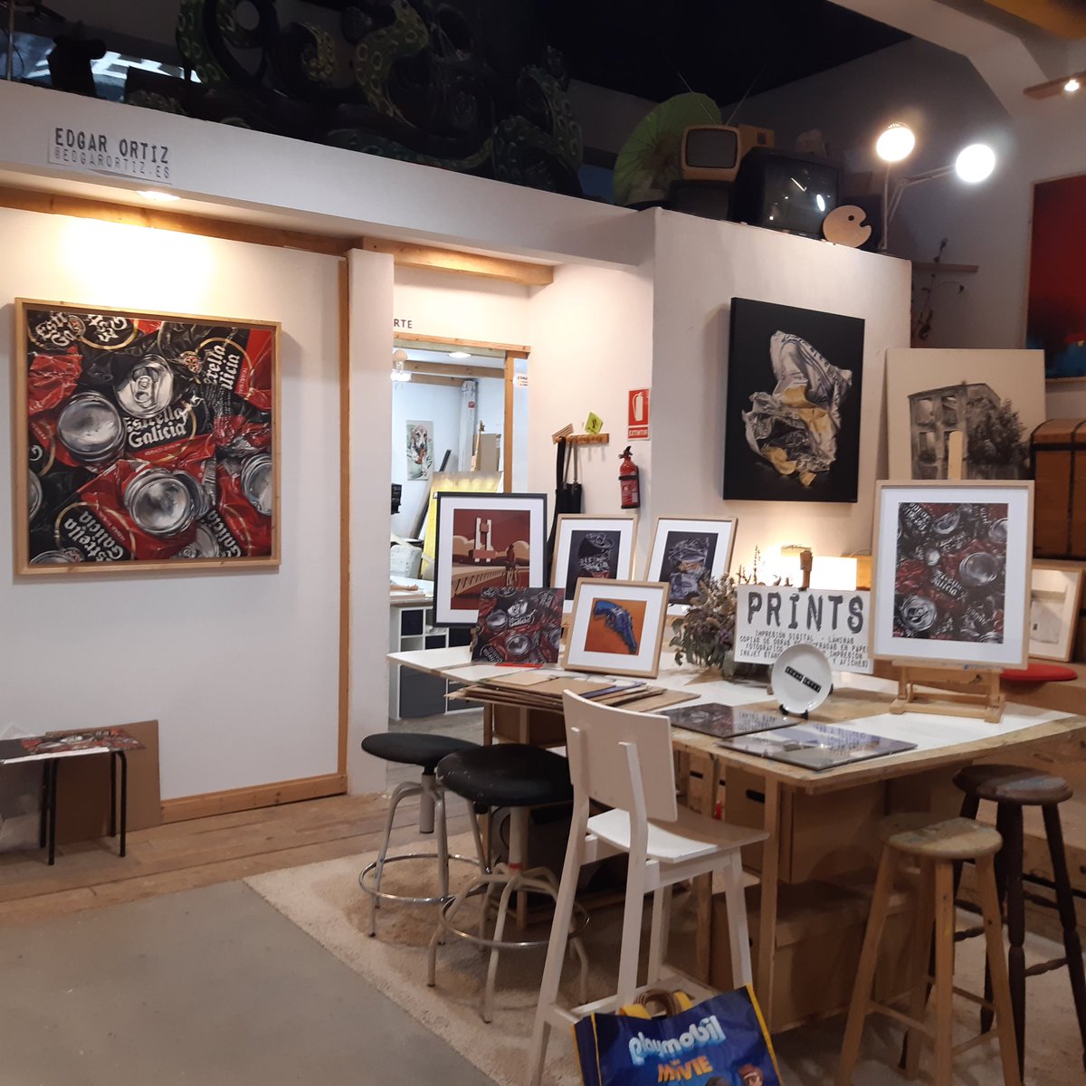samantagcarro's tweet photo. Visitando #EstudiosAbertos de artistas en @A_Coruna 
Muy buen plan hoy todo el día. https://t.co/NUCTXWNt57