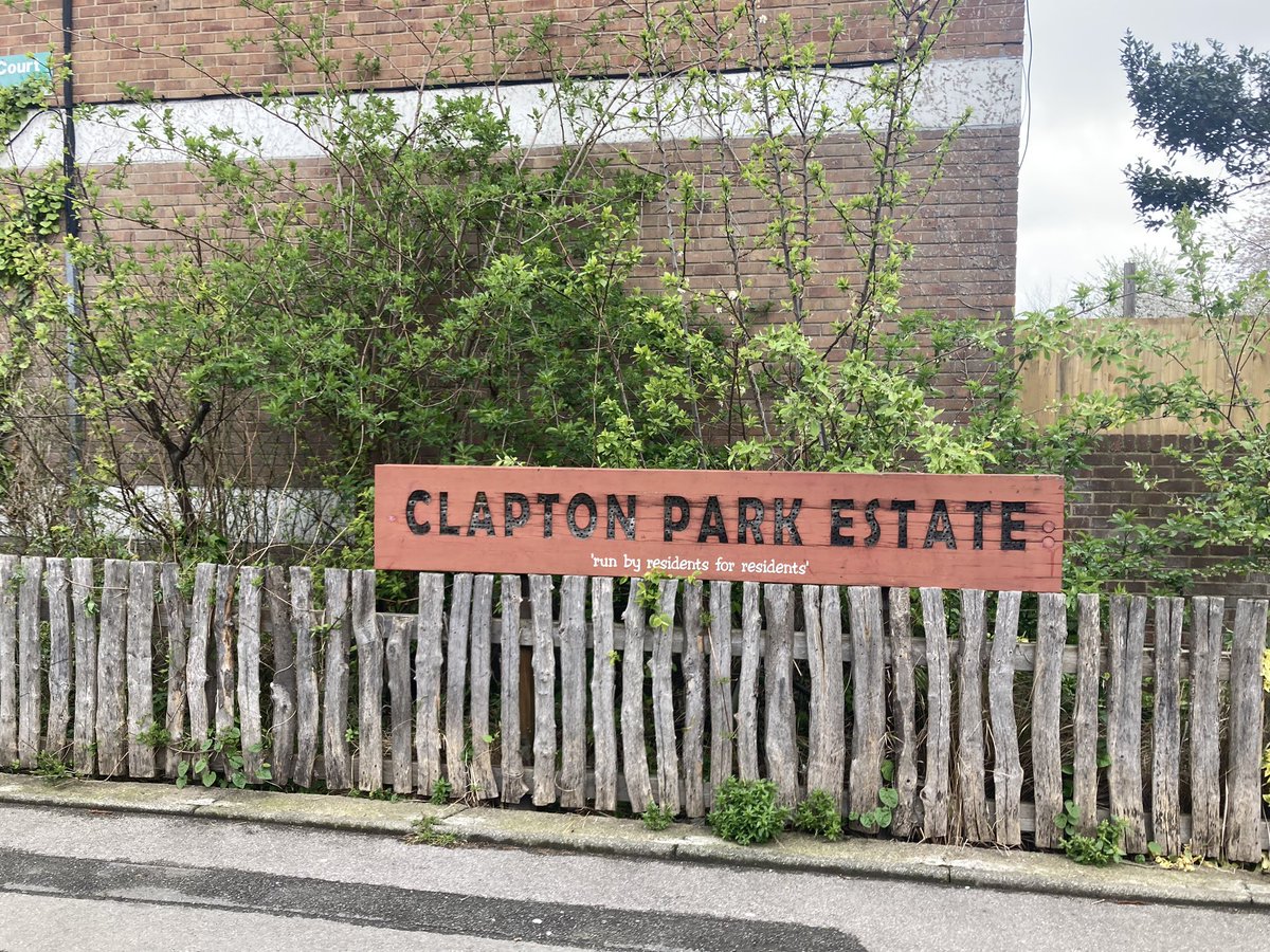 Clapton park estate- modal filter and greening