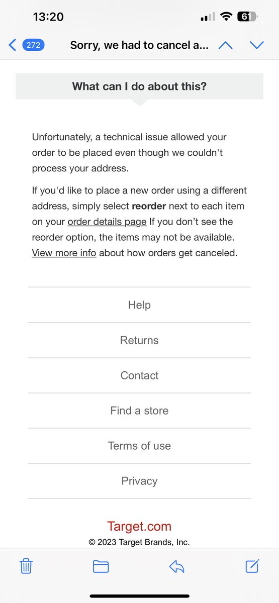 My experience with the <a href="/Target/">Target</a> website this morning was abysmal. 4 orders <a href="/fenoelofficial/">Fe Noel</a> all cancelled so either Target doesn’t like DPO customers or poorly planned this released. Which one is it <a href="/AskTarget/">AskTarget</a>