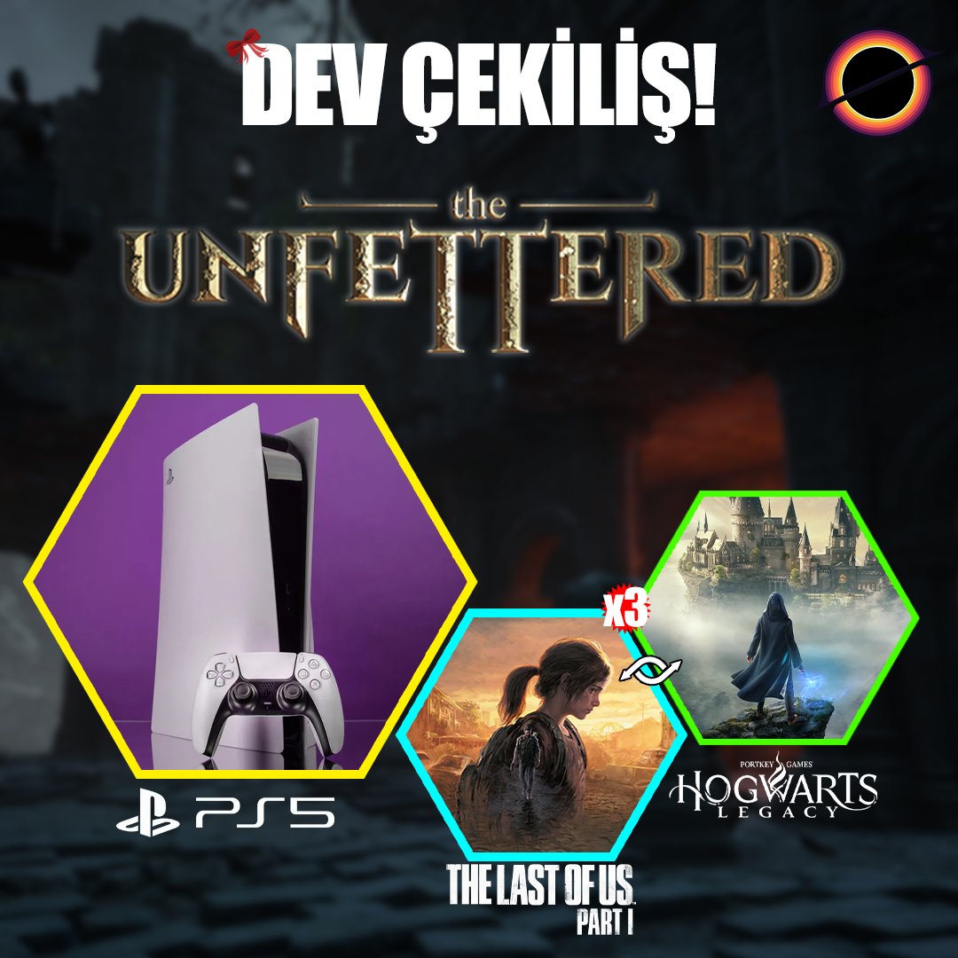 ludenoid's tweet photo. 🎁 PLAYSTATION 5 ÇEKİLİŞİ!

🔸Linkteki şartları sağlayan 1 kişiye PlayStation 5: https://t.co/Ya1m8wekZI

🔸Bu tweeti beğenip retweetleyen 3 kişiye The Last of Us Part I veya Hogwarts Legacy veriyoruz.

Sonuçlar 24 Nisan Pazartesi https://t.co/ZavZOf1N7Z adresinde açıklanacak.