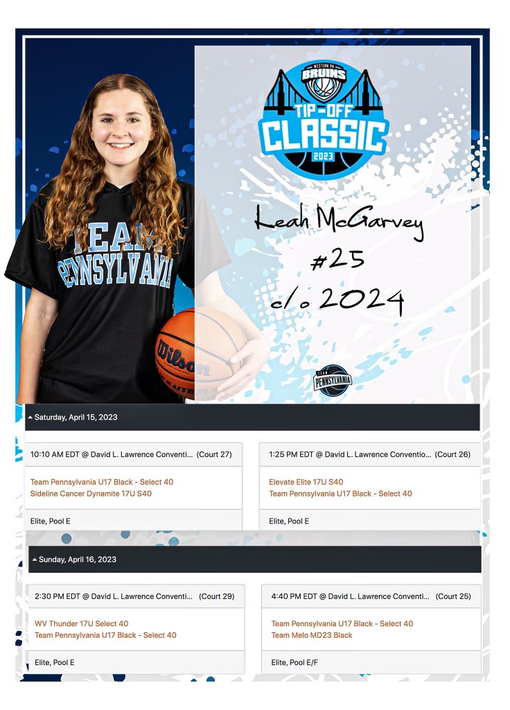 Ready to play this weekend at the WPA Bruins Tip-Off Classic!   <a href="/TRDipp/">Taylor Dippery</a> <a href="/TEAMPAHOOPS/">TEAM PENNSYLVANIA</a>