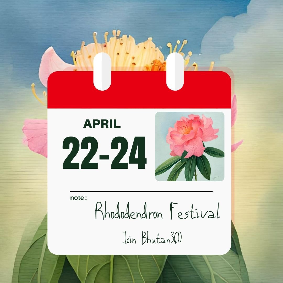 bhutan360's tweet photo. Are you ready for a burst of vibrant colors amidst the lush greenery? Join us at the Royal Botanical Park in Lamperi, just 35 KM from the capital Thimphu, for the upcoming Rhododendron Festival from April 22 to 24! Here's why you shouldn't miss this mesmerizing event. #Travelgram https://t.co/nmIbGhQQ7I