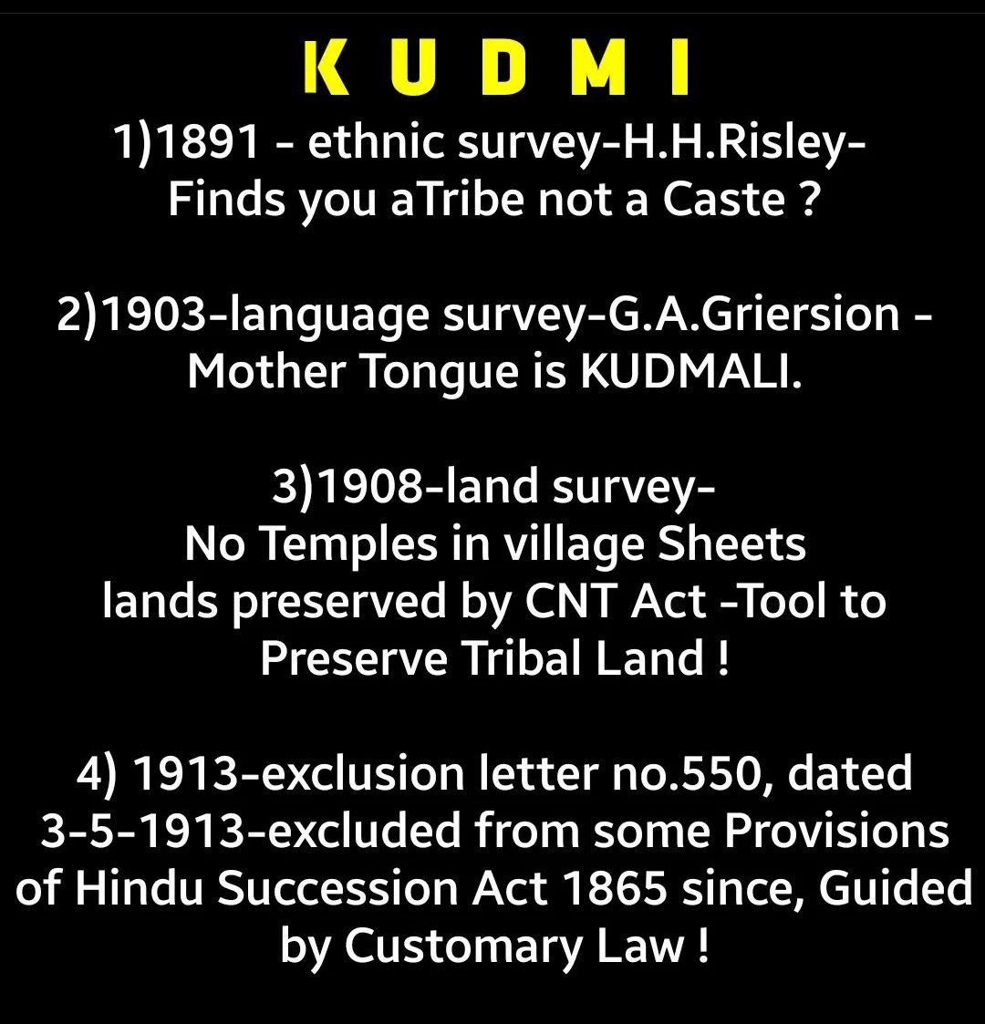 ManoranjanMRM's tweet photo. #KudmiWantJustification 
#KudmiWantJustificaton 
@aajtak 
@KudmiTribe81 
@PMOIndia 
@MamataOfficial 
@ABPNews 
@abpanandatv 
@MundaArjun 
@rashtrapatibhvn https://t.co/blYEUVGTij